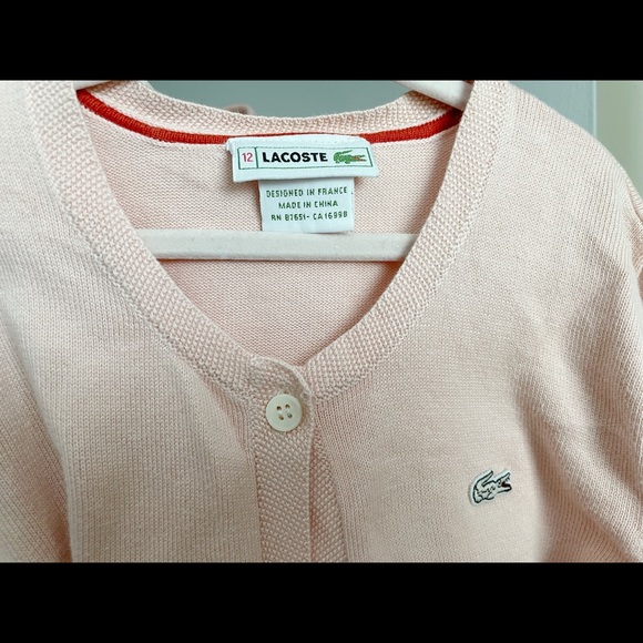 Lacoste polo cardigan sweater - Picture 5 of 5